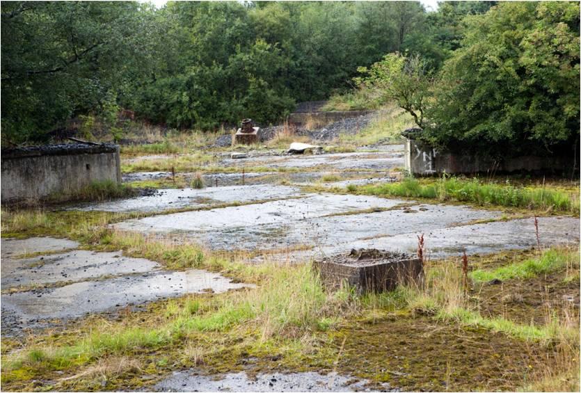 Barrhead sewage area before transformation 